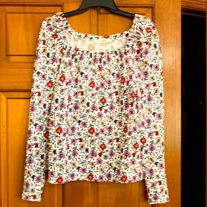 Never worn so pretty top! Loft xs